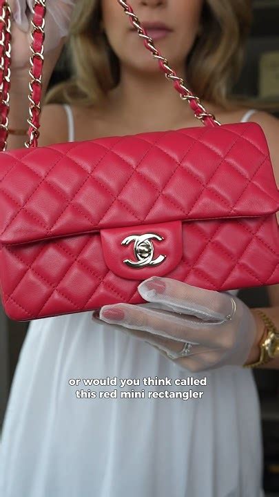 chanel 16c raspberry red mini|A classic mini reveal :) .